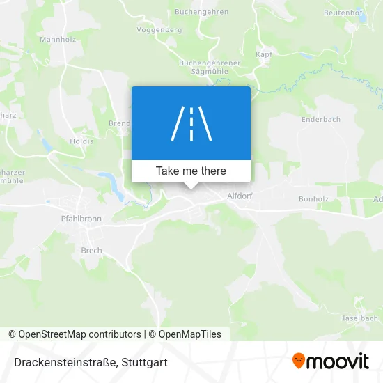 Карта Drackensteinstraße