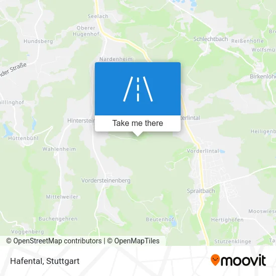 Hafental map