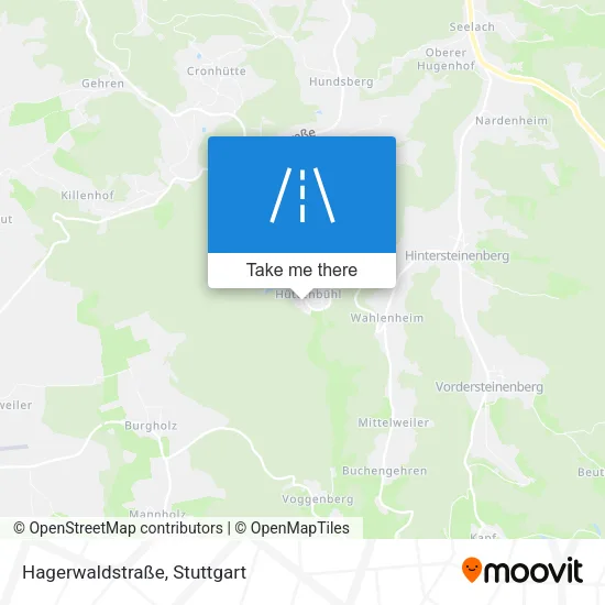 Карта Hagerwaldstraße