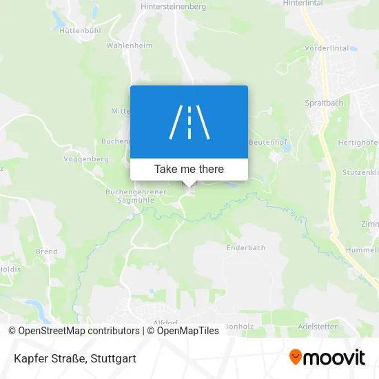 Карта Kapfer Straße