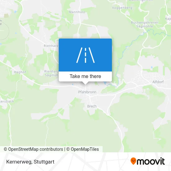 Карта Kernerweg