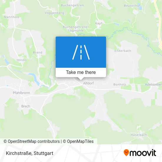 Карта Kirchstraße