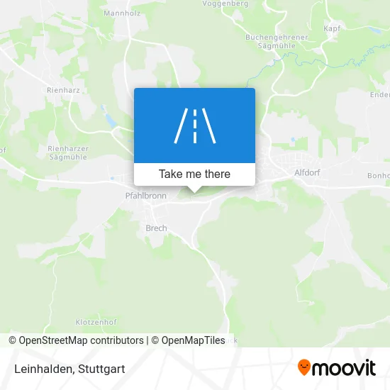 Карта Leinhalden