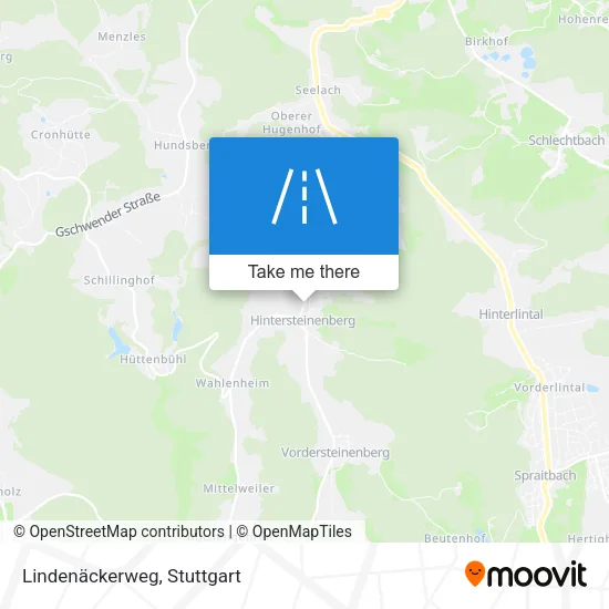 Карта Lindenäckerweg