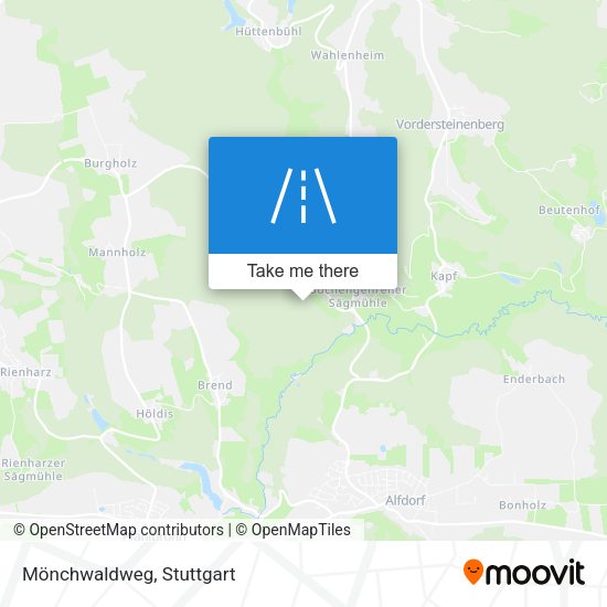 Карта Mönchwaldweg