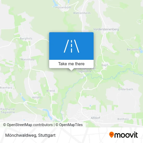 Карта Mönchwaldweg