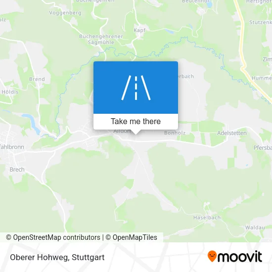Карта Oberer Hohweg
