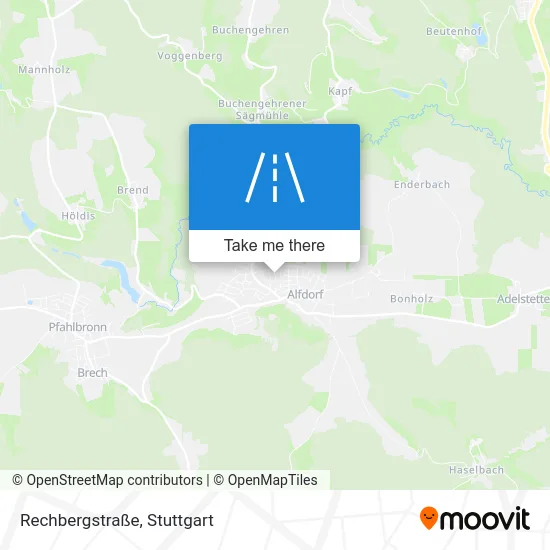 Карта Rechbergstraße