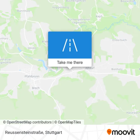 Карта Reussensteinstraße