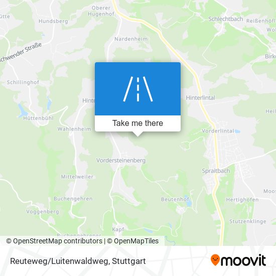 Карта Reuteweg/Luitenwaldweg