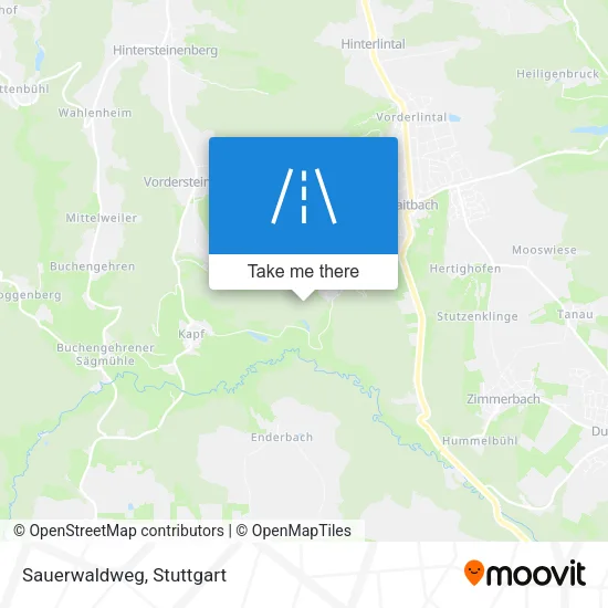 Карта Sauerwaldweg
