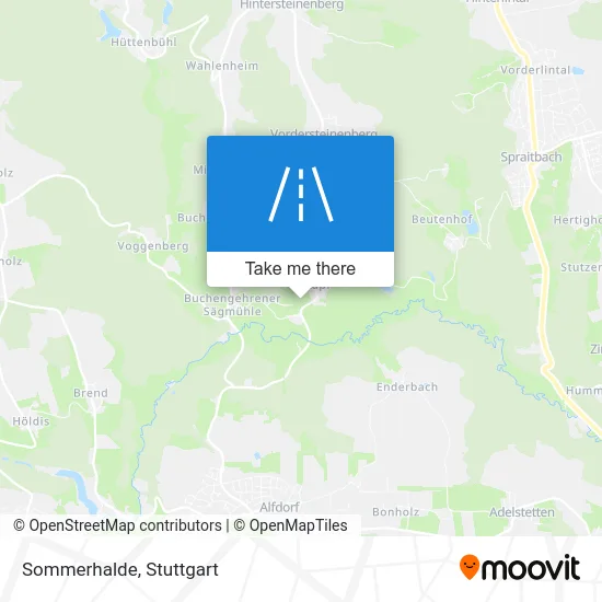 Карта Sommerhalde