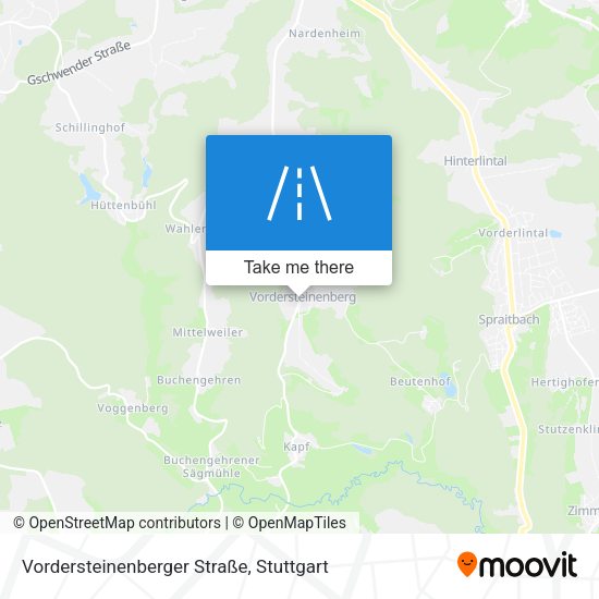 Карта Vordersteinenberger Straße