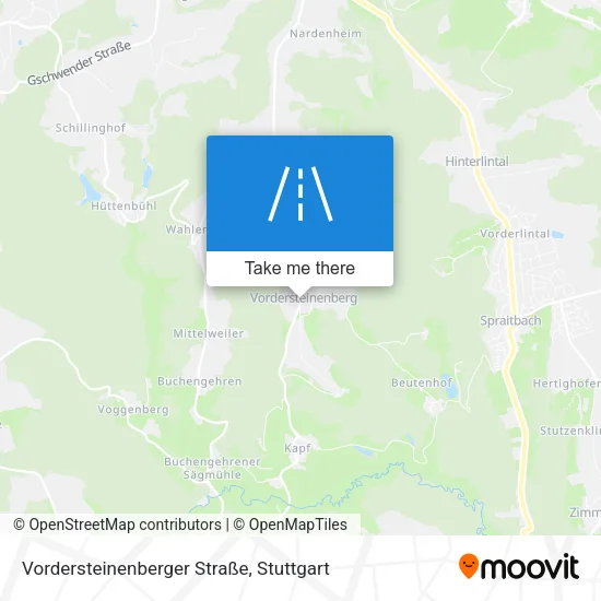Карта Vordersteinenberger Straße