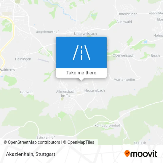 Карта Akazienhain