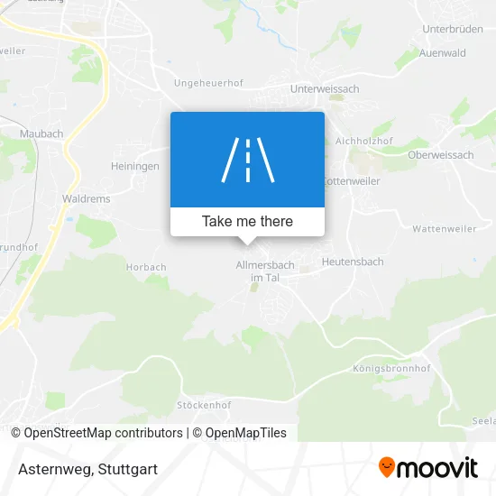 Карта Asternweg