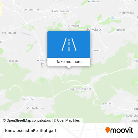 Карта Banwiesenstraße