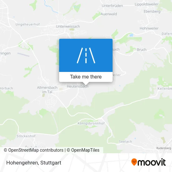 Карта Hohengehren