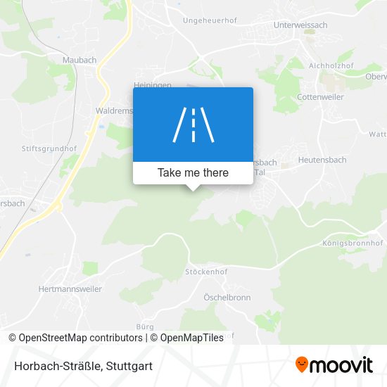 Horbach-Sträßle map