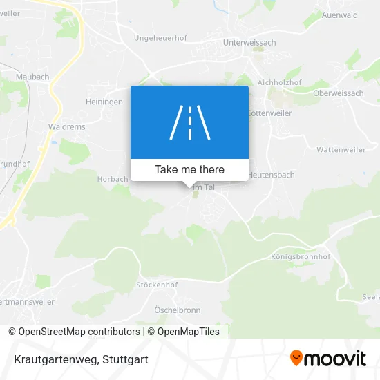 Карта Krautgartenweg