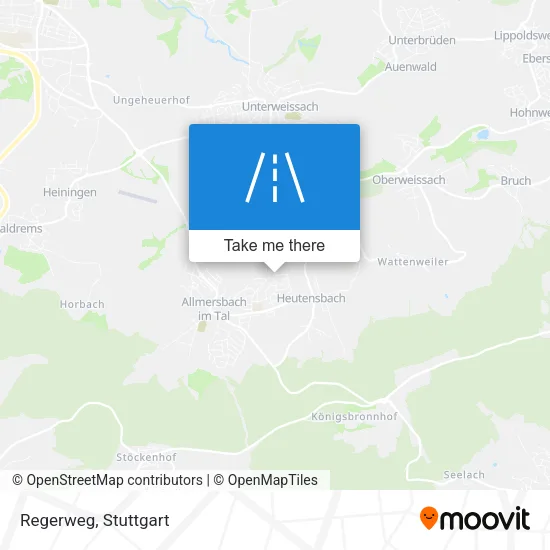 Карта Regerweg
