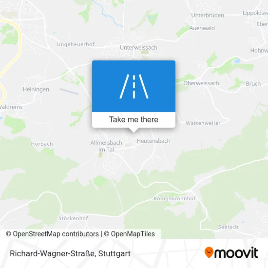 Карта Richard-Wagner-Straße