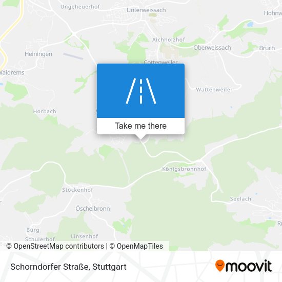 Schorndorfer Straße map
