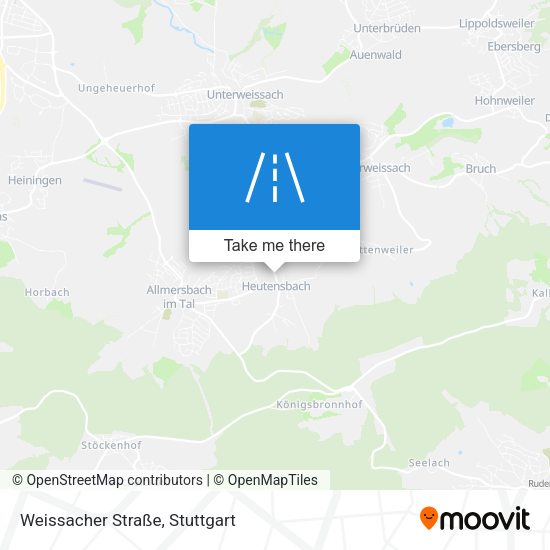 Weissacher Straße map