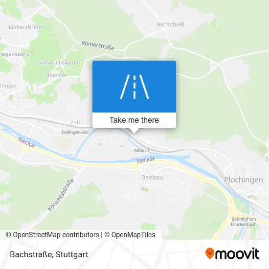 Карта Bachstraße