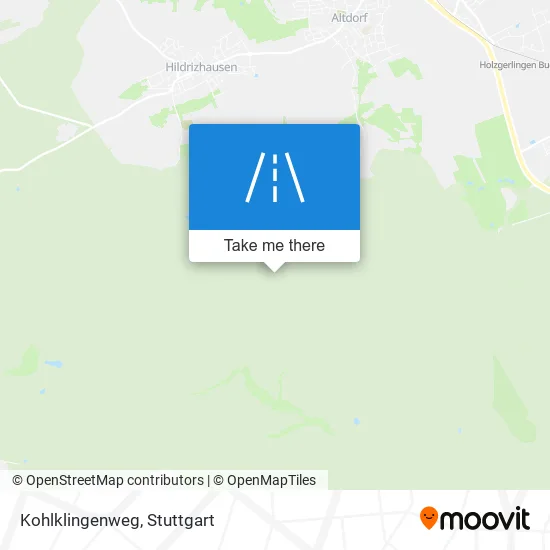 Kohlklingenweg map