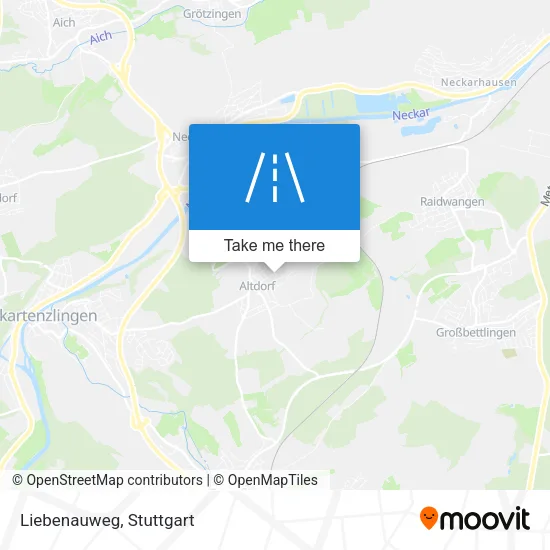 Liebenauweg map