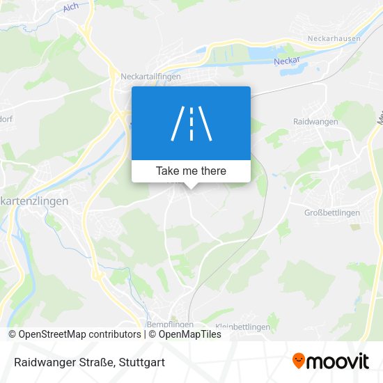 Raidwanger Straße map