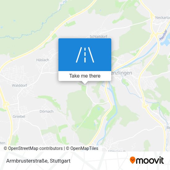 Armbrusterstraße map