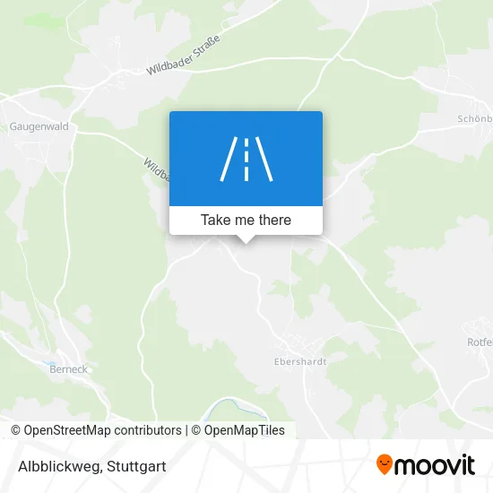 Карта Albblickweg