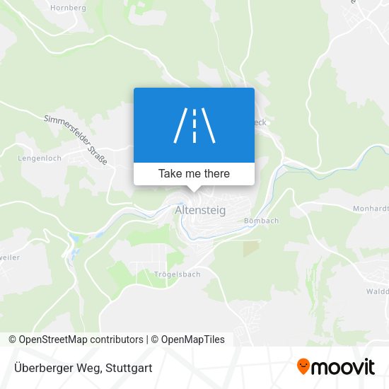 Карта Überberger Weg