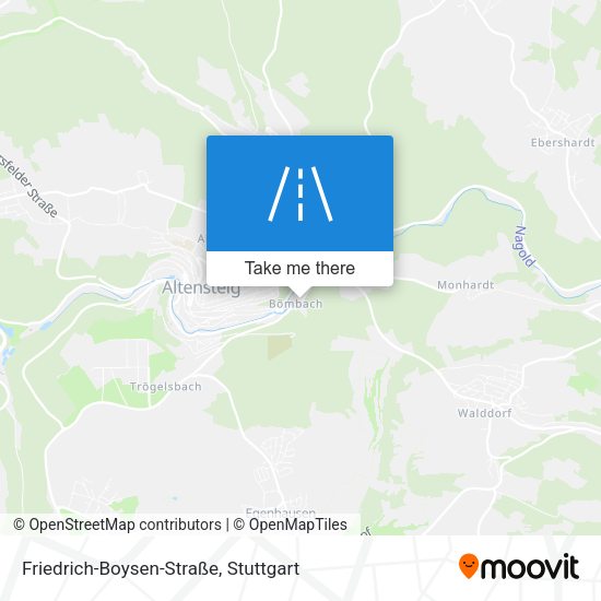 Friedrich-Boysen-Straße map