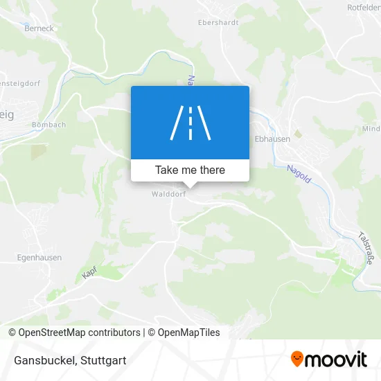 Карта Gansbuckel