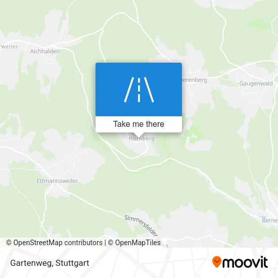 Карта Gartenweg
