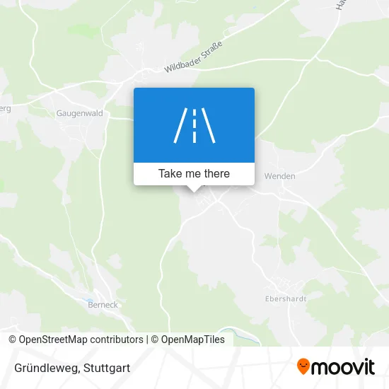 Gründleweg map