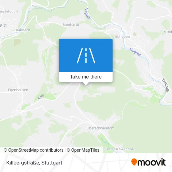 Карта Killbergstraße