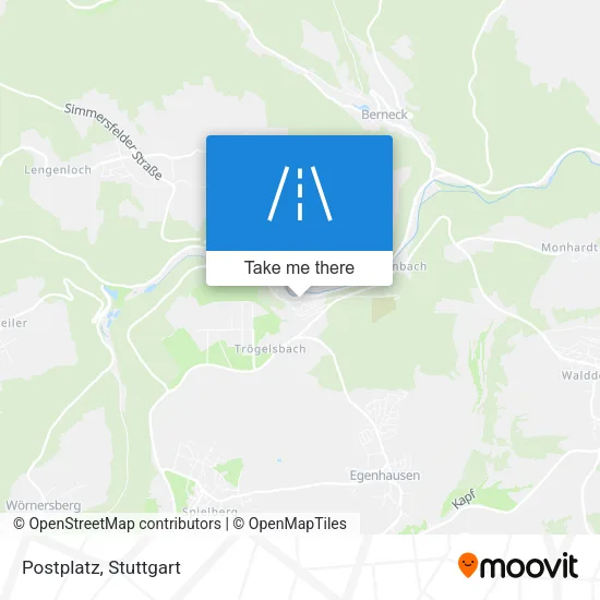 Postplatz map