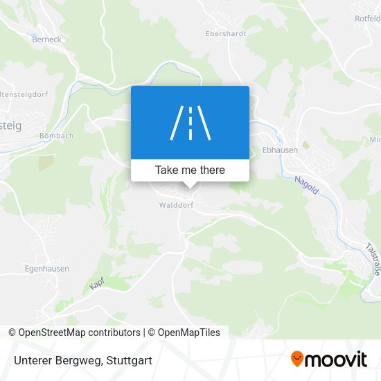 Карта Unterer Bergweg