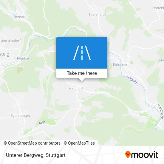 Карта Unterer Bergweg