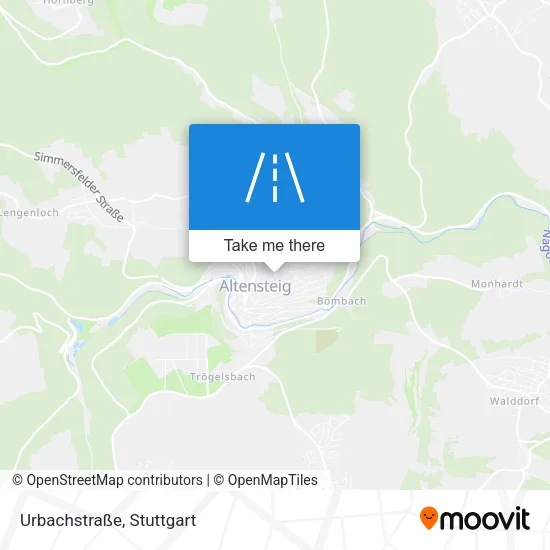 Карта Urbachstraße