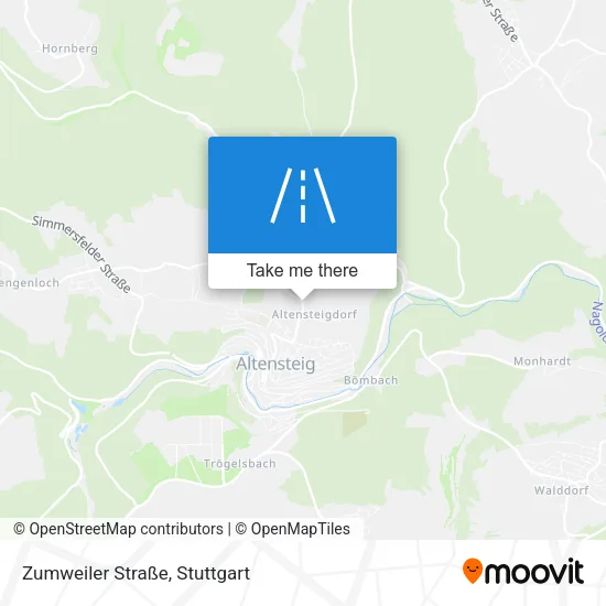 Карта Zumweiler Straße