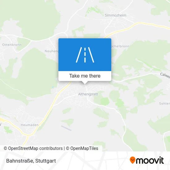 Карта Bahnstraße