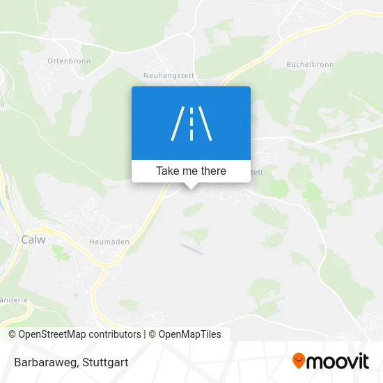 Карта Barbaraweg