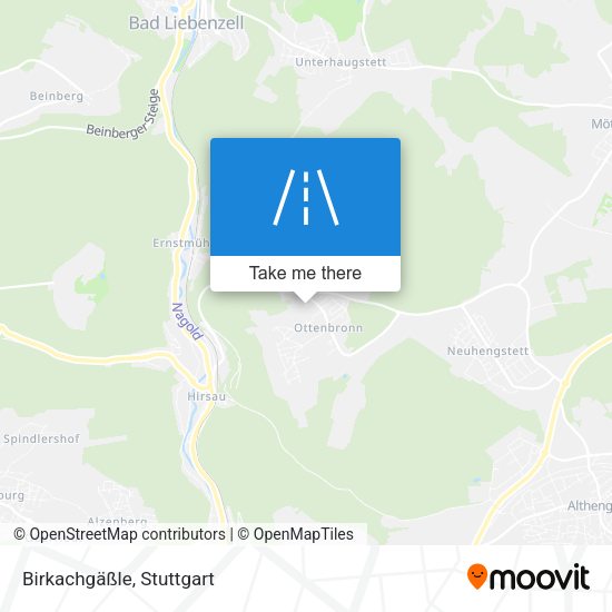 Birkachgäßle map