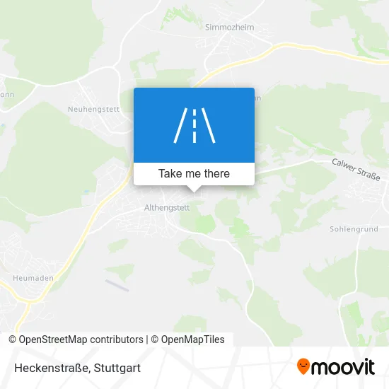 Карта Heckenstraße