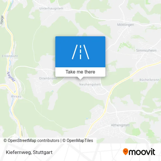 Карта Kiefernweg